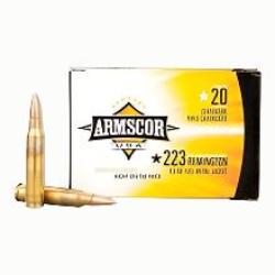 223 ARMSCOR 62 GRAIN FMJ, ARMSCOR PRECISION 62 GRAIN, TARGET AMMO, RANGE AMMO