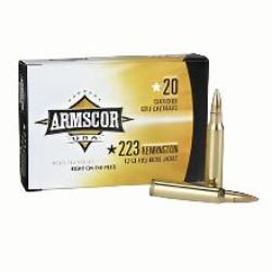 223 ARMSCOR 62 GRAIN FMJ, ARMSCOR PRECISION 62 GRAIN, TARGET AMMO, RANGE AMMO