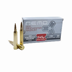 NEMO ARMS BY PPU 300 WINCHESTER MAGNUM AMMO, RIFLE AMMO, 145 GRAIN 300 WIN MAG