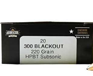 Armscor Precision, 300 AAC Blackout, Subsonic 220 Grain