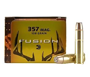 357 Magnum, Federal Fusion ammo, 158 Grain, Self defense ammo, Hollow Point, Bonded Soft Point