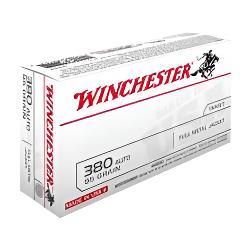 Winchester USA, 380 Auto, Target ammo, 95 Grain, Range ammo, cheap ammo