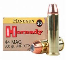 Hornady Custom XTP 44 Mag, 44 Remington Magnum, 300 Grain XTP, 300 Grain Jacketed Hollow Points, Bear loads, Self Defense, Big Game loads