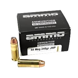 Ammo Inc, 44 Remington Magnum, Total Metal Coating, 240 Grain, Self Defense