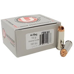 44 REMINGTON MAGNUM UNDERWOOD AMMO, 160 GRAIN XTREME HUNTER, SELF-DEFENSE HUNTING AMMO, BIG GAME AMMO