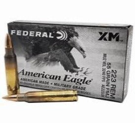 Federal American Eagle, 223 Remington, AR15 ammo, military grade ammo