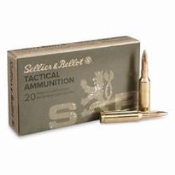 6.5 GRENDEL 124 GRAIN FULL METAL JACKET, SELLIER & BELLOT 124 GRAIN, 6.5 GRENDEL RIFLE AMMO