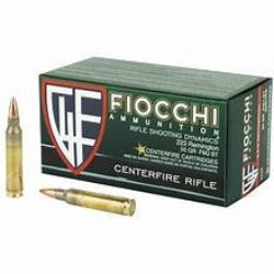 Fiocchi shooting dynamics, 223 Remington, AR15 ammo, bulk ammo