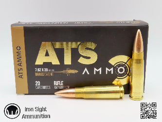 ATS 7.62X39MM 124 GRAIN, ATS X-FORCE 124 GRAIN, ATS SELF DEFENSE 7.62X39MM