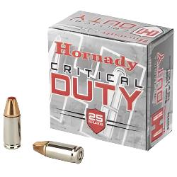 Hornady Critical Duty, 9MM, Flex Tip ammo, 135 Grain, Self Defense ammo