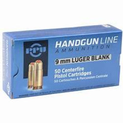 PRVI PPU 9MM BLANK AMMUNITION, 9MM BLANK AMMO
