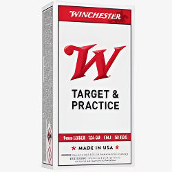 9MM WINCHESTER AMMO, TARGET AND PRACTICE ROUNDS, 124 GRAIN, 9MM AMMO, 9MM FULL METAL JACKET