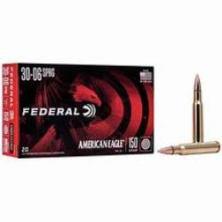 Federal 30-06 Springfield, 150 Grain, Big game ammo, American Eagle ammo