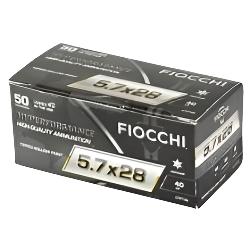 Fiocchi hyperformance, 5.7x28MM, 40 Grain, Polymer Tip ammo, Range ammo, Defensive round, Hollow Point