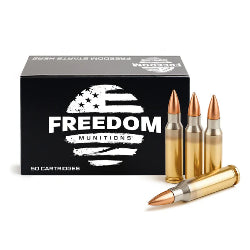 FREEDOM MUNITIONS 55 GRAIN FMJ, FREEDOM MUNITIONS 50 ROUND PACK, 5.56x45MM 55 ROUND AMMO BULK PACK
