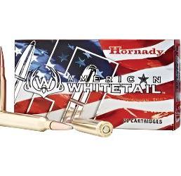 Hornady American Whitetail, Big game ammo, Round Nose Interlock