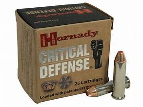Hornady Critical Defense, 357 Magnum, Self defense ammo, FTX Defense