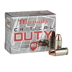 Hornady, Critical Duty, Flex Tip ammo, Self Defense, 220 Grain, 45 Auto, 45 ACP