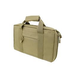 NCSTAR DISCREET HANDGUN CASE, NCSTAR PISTOL CARRYING CASE TAN, TAN GUN CASE