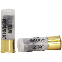 NEW REPUBLIC 00 BUCKSHOT, 9 PELLET BUCKSHOT SELF-DEFENSE AMMO, 12 GAUGE BUCKSHOT, HOME DEFENSE AMMO