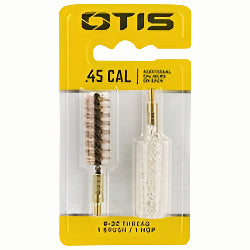 OTIS BRUSH AND MOP CLEANING KIT, OTIS FIREARM CLEANING KITS, 44 MAG CLEANING KIT, .45 ACP CLEANING KIT, .450 CALIBER CLEANING KIT, .454 CALIBER CLEANING KIT