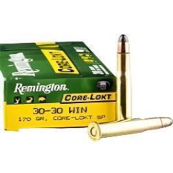 30-30 Winchester, Core-Lokt ammo, 170 Grain, Big game ammo