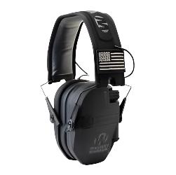 WALKERS ELECTRONIC HEARING PROTECTION, RAZOR PATRIOT SERIES HEARING, BLACK ELECTRONIC HEARING HEADSET