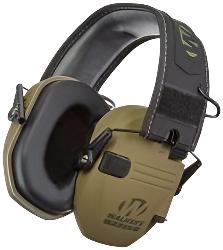 WALKERS ELECTRONIC HEARING PROTECTION, RAZOR PATRIOT SERIES HEARING, OLIVE DRAB GREEN HEARING