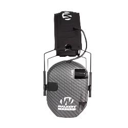 WALKERS ELECTRONIC HEARING MUFF, SLIM ELECTRONIC HEARING PROTECTION, CARBON PATTERN HEARING MUFF, WALKERS RAZOR SLIM