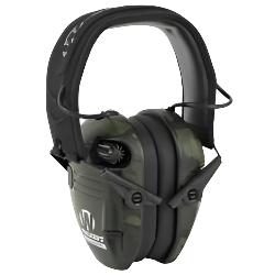 WALKERS ELECTRONIC HEARING MUFF, SLIM ELECTRONIC HEARING PROTECTION, MULTICAM CAMO BLACK HEARING MUFF, WALKERS RAZOR SLIM