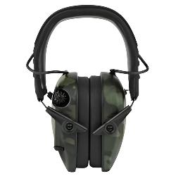 WALKERS ELECTRONIC HEARING MUFF, SLIM ELECTRONIC HEARING PROTECTION, MULTICAM CAMO BLACK HEARING MUFF, WALKERS RAZOR SLIM