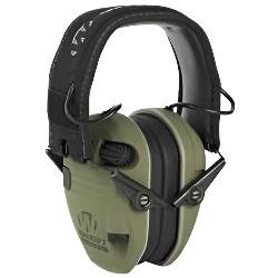 WALKERS ELECTRONIC HEARING PROTECTION, RAZOR PATRIOT SERIES HEARING, OLIVE DRAB GREEN HEARING