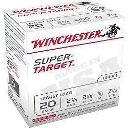 Winchester USA Super Target, 20 Gauge, Target load, 7.5 OZ shot