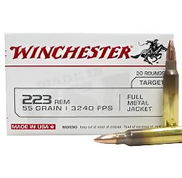 Winchester Target and Practice, 223 Remington, AR15 ammo, range ammo